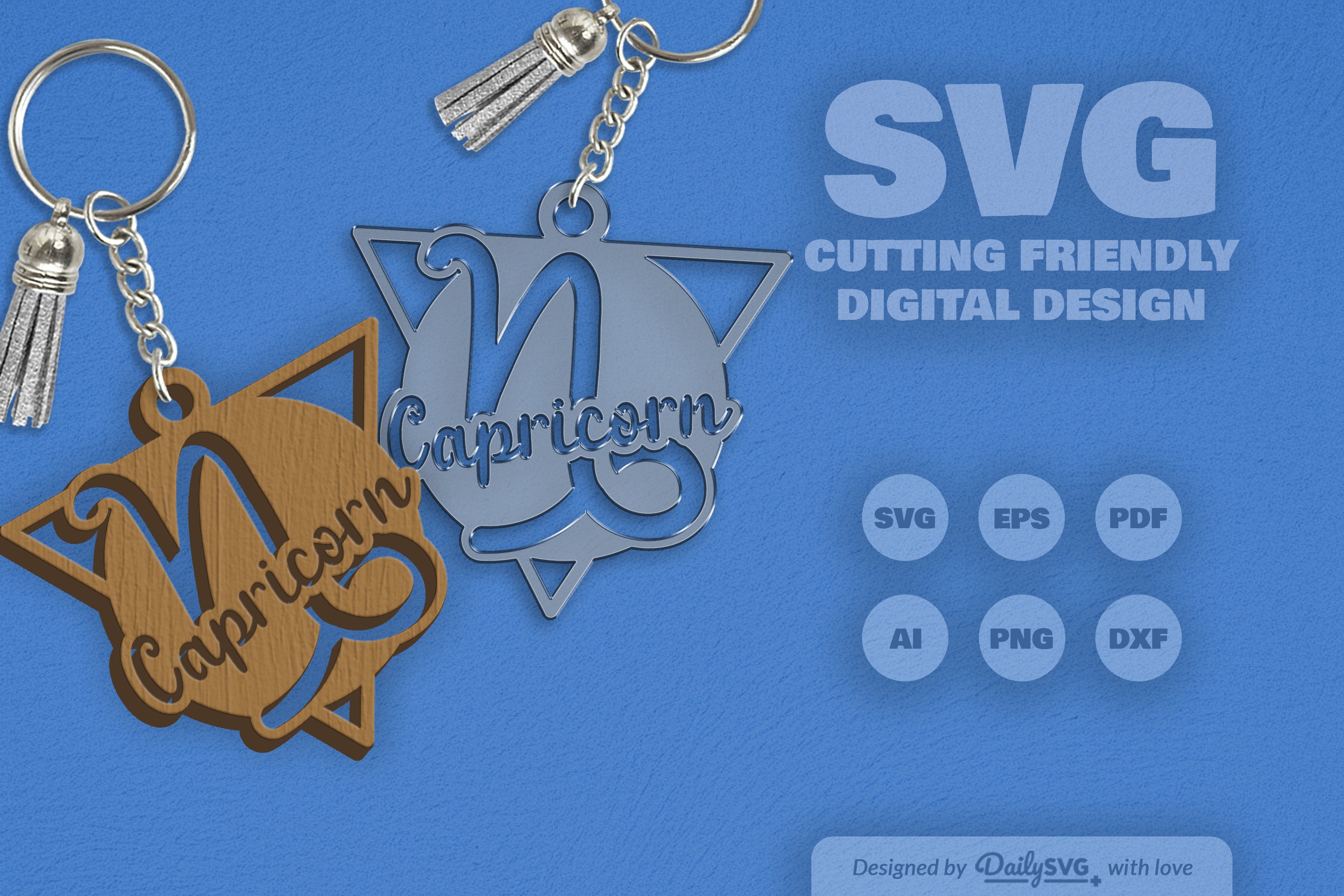 Capricorn Zodiac Triangle SVG Bundle