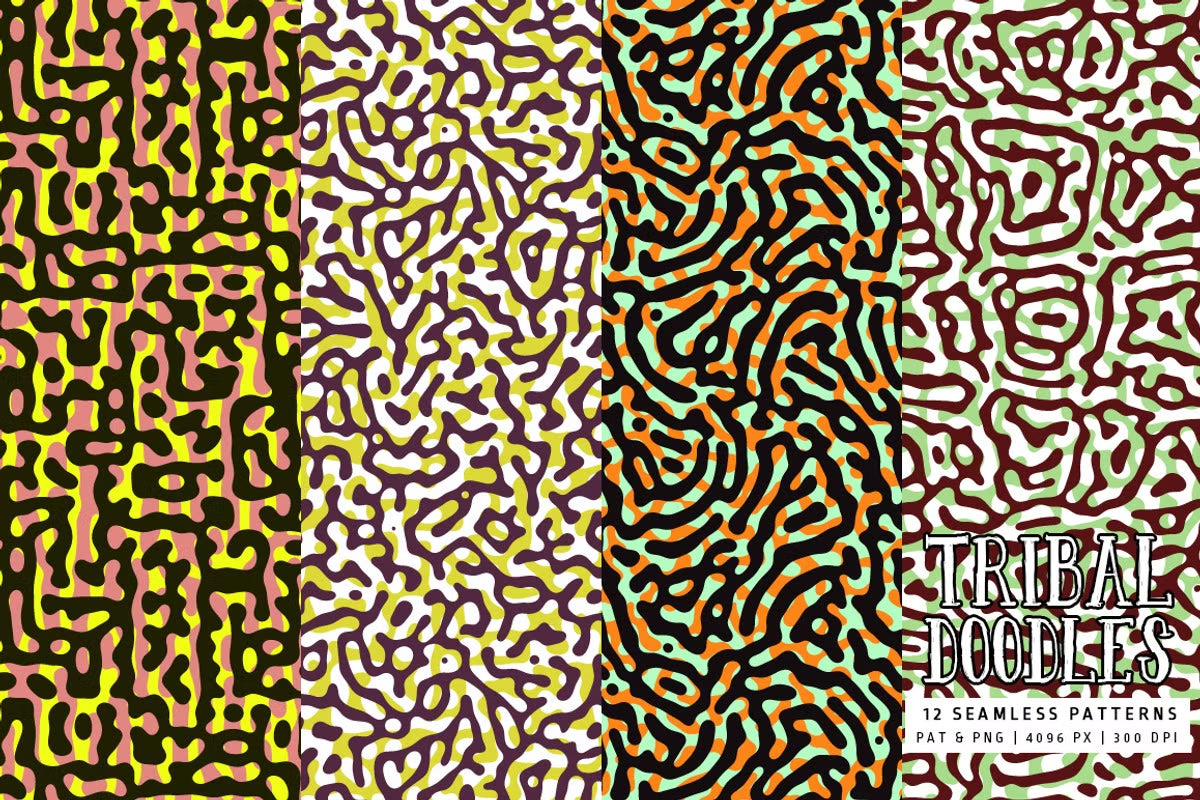 Tribal Doodles - Exotic & Ethnic