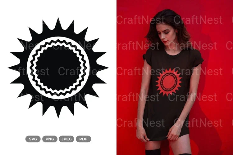 Tribal Sun Tattoo SVG Bundle - CraftNest - Digital Crafting and Art