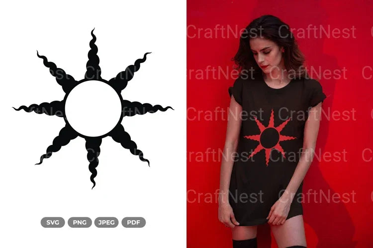 Tribal Sun Tattoo SVG Bundle - CraftNest - Digital Crafting and Art