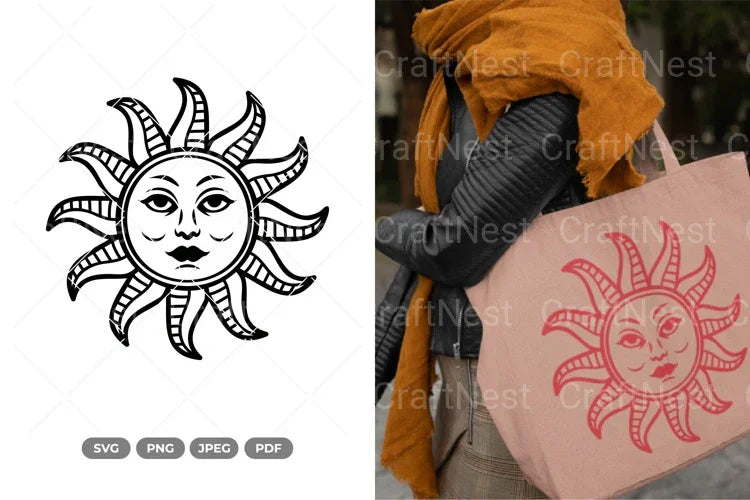 Tribal Sun Clipart Bundle - CraftNest - Digital Crafting and Art