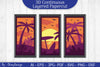 Tropical Beach 3D Layered Papercut SVG Bundle