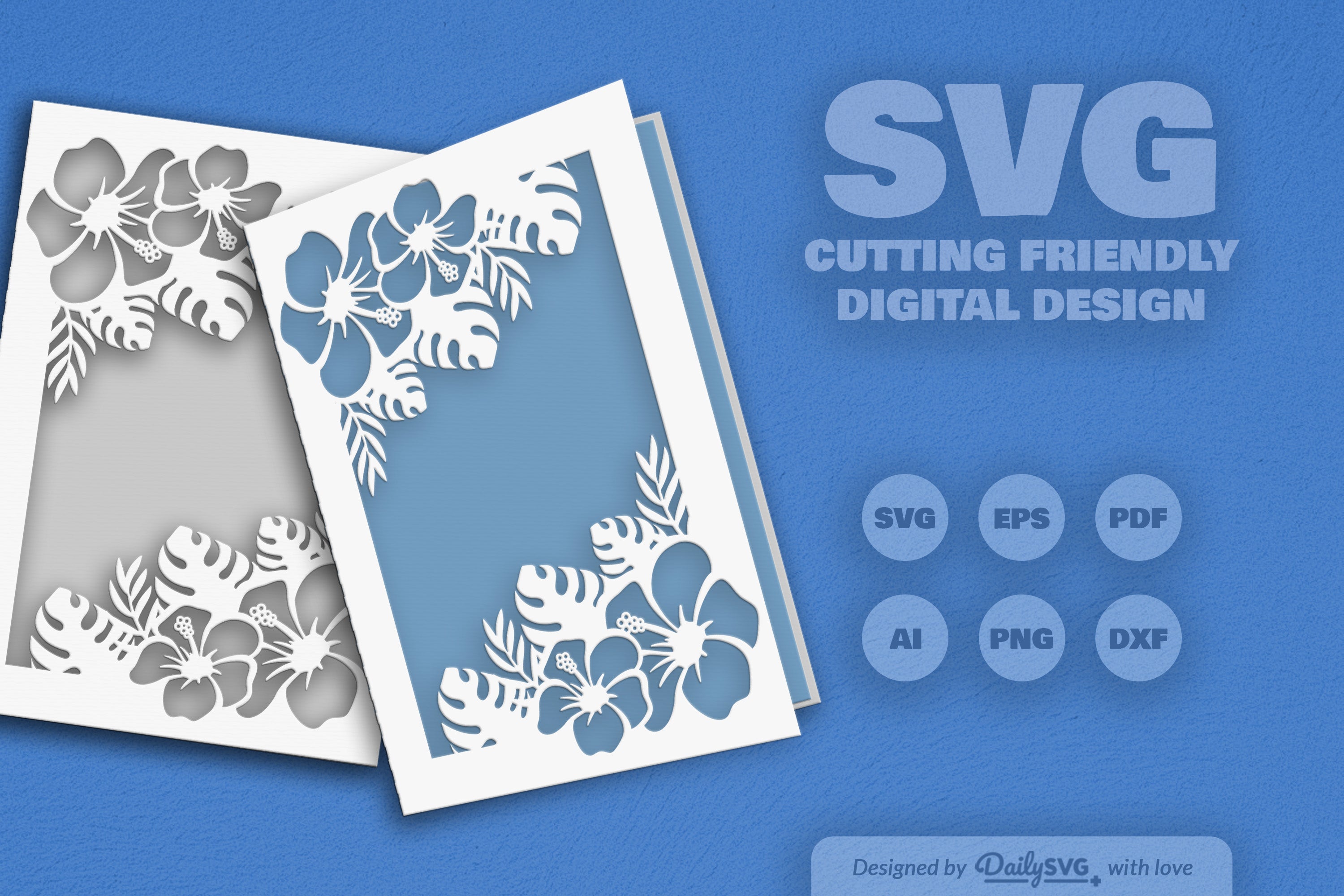 Tropical Floral SVG Bundle for Creative Designs 1