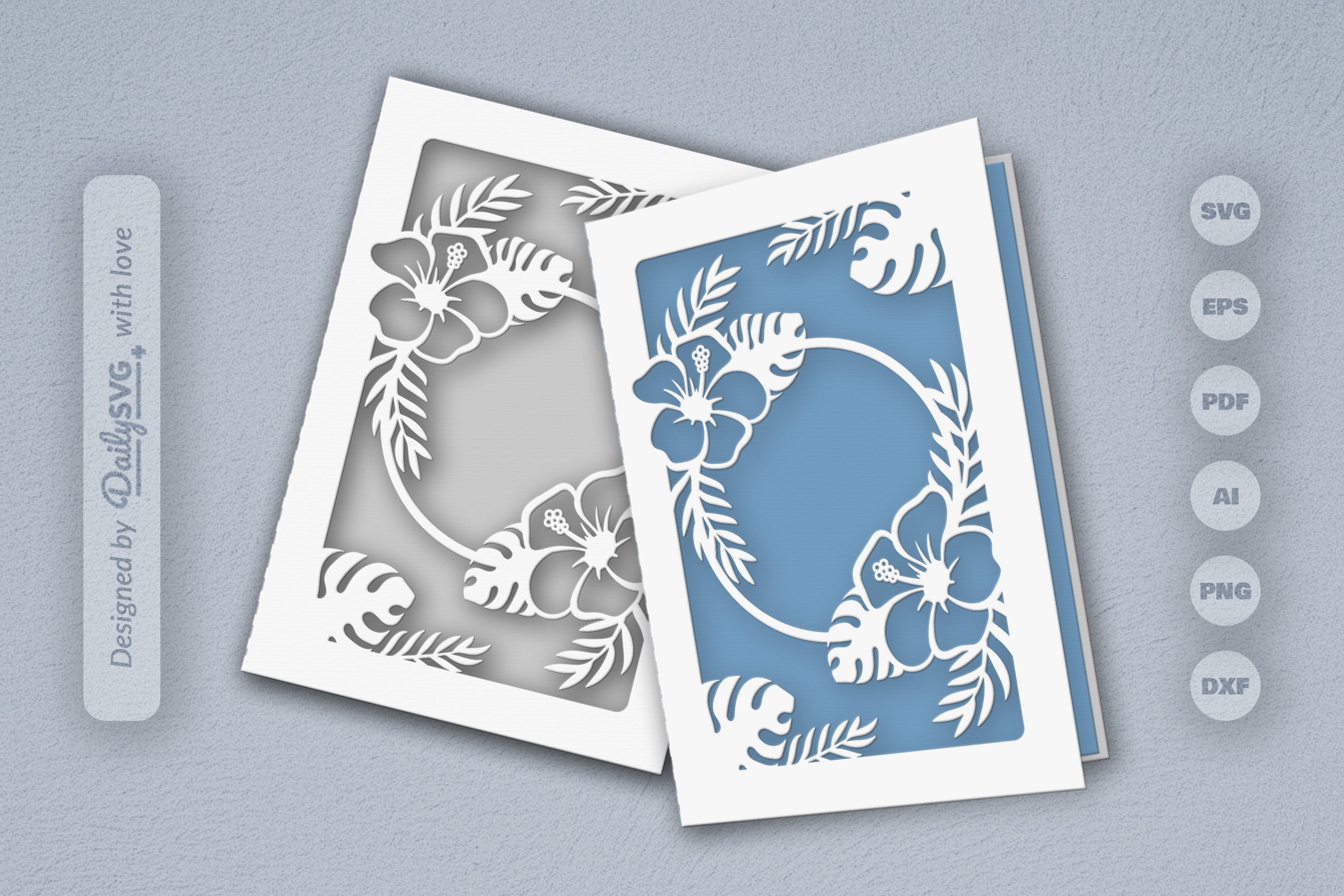 Tropical Floral SVG Bundle