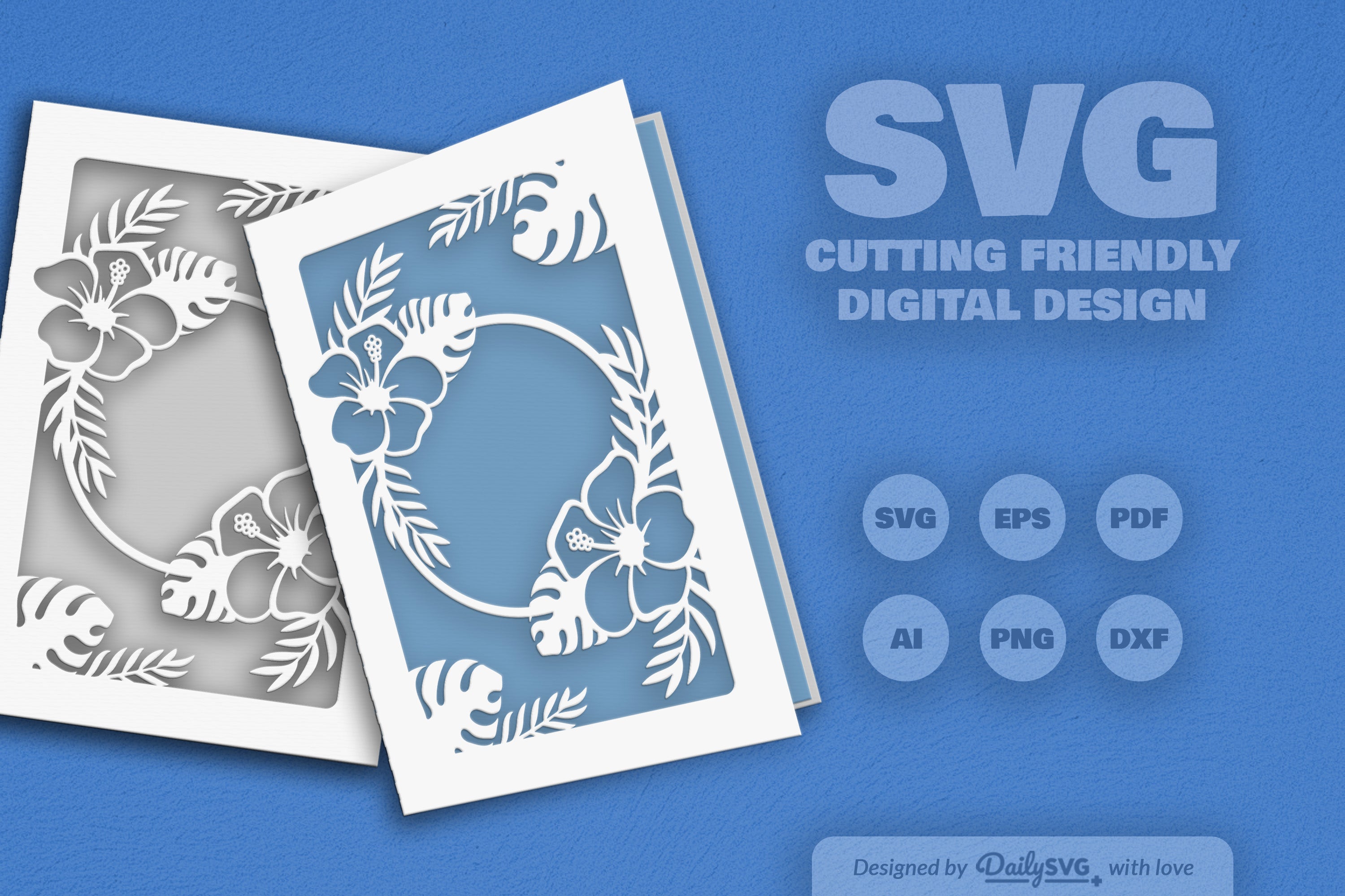 Tropical Floral SVG Bundle