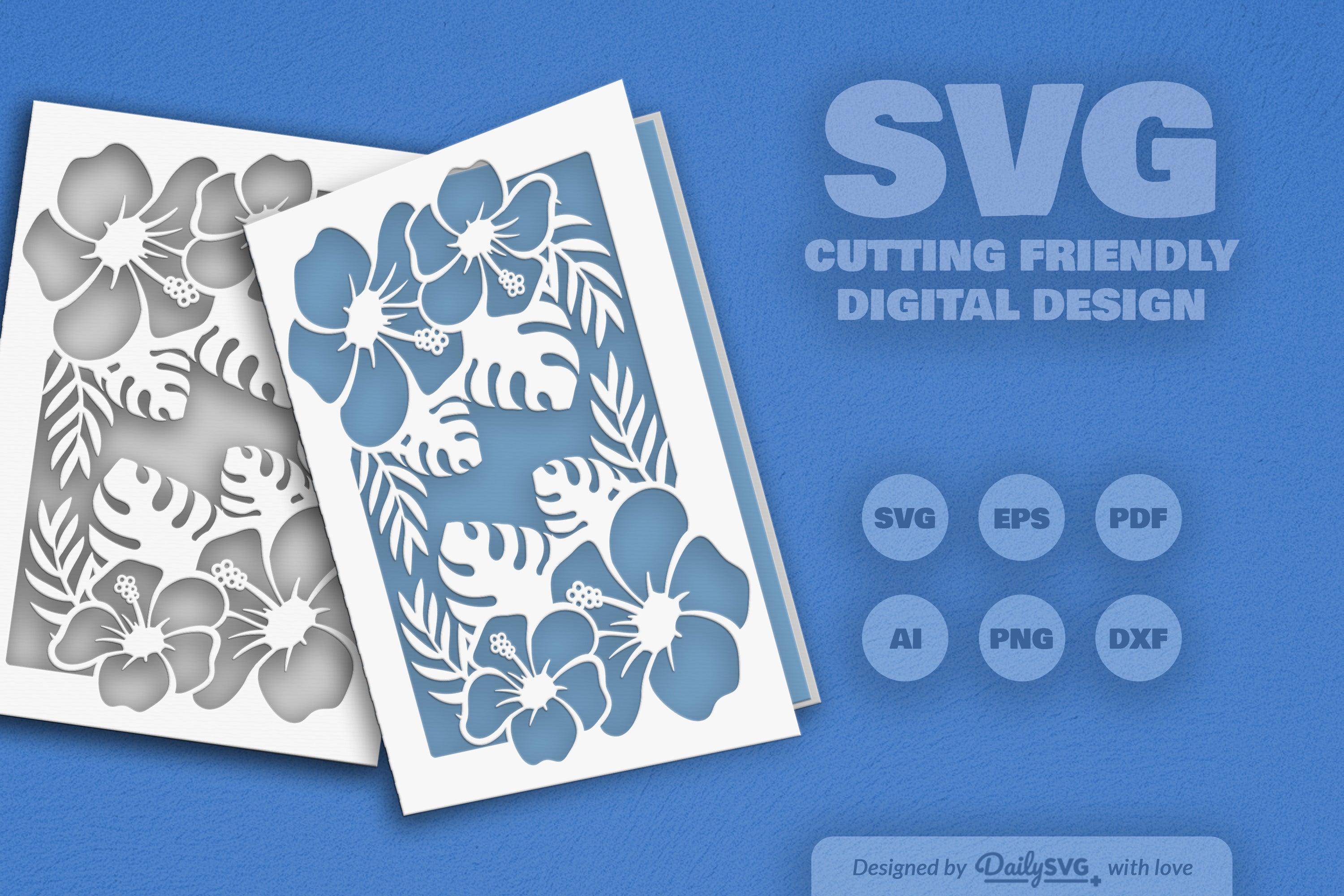 Tropical Floral SVG Bundle for Creative Designs 3
