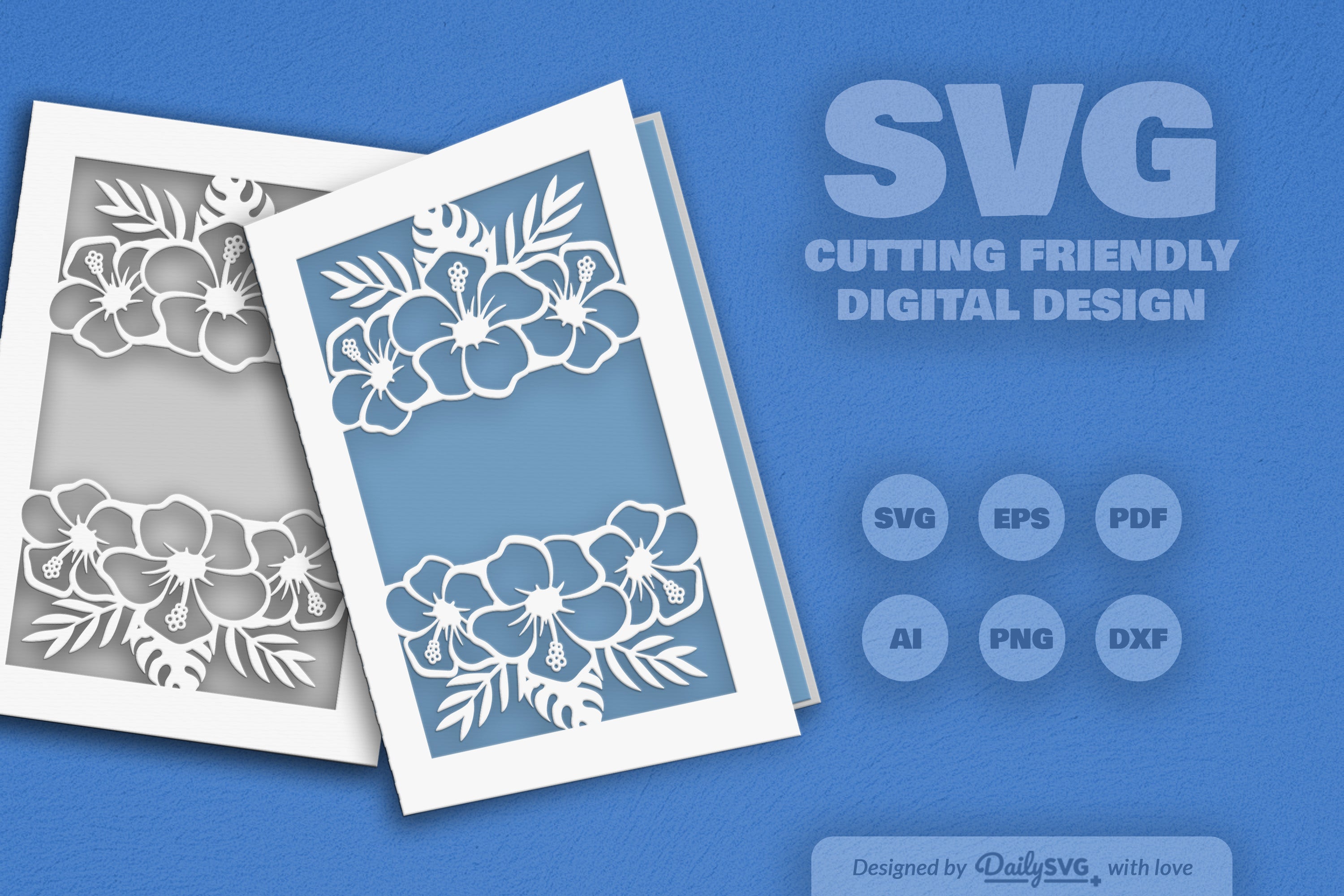 Tropical Floral SVG Bundle for Creative Designs 2