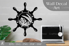 Tropical Leaves Summer Wall Decal Set - CraftNest - Digital Crafting and Art