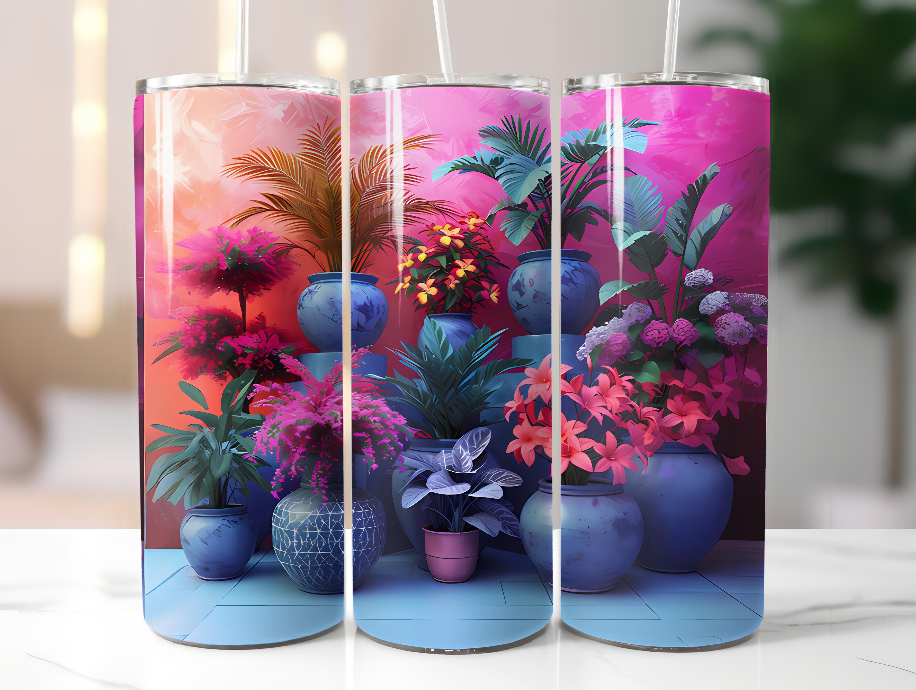 Tropical Easter 3 Tumbler Wrap - CraftNest