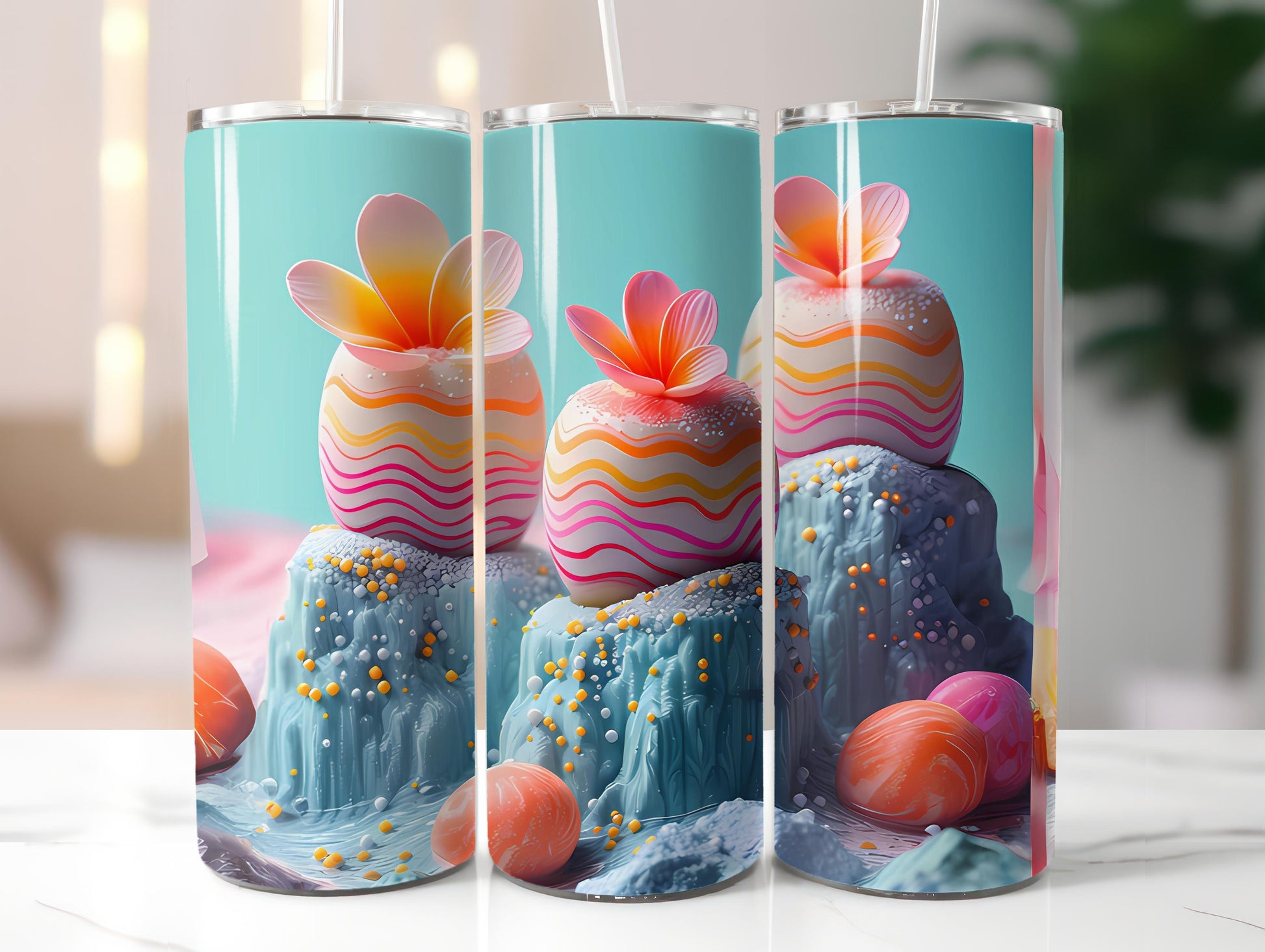 Tropical Easter 1 Tumbler Wrap - CraftNest