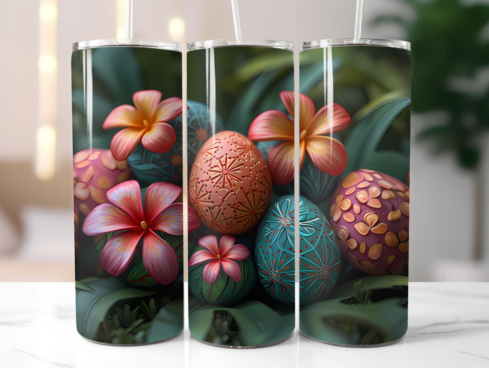 Tropical Easter 4 Tumbler Wrap - CraftNest