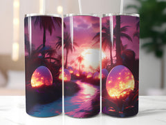 Tropical Easter 3 Tumbler Wrap - CraftNest