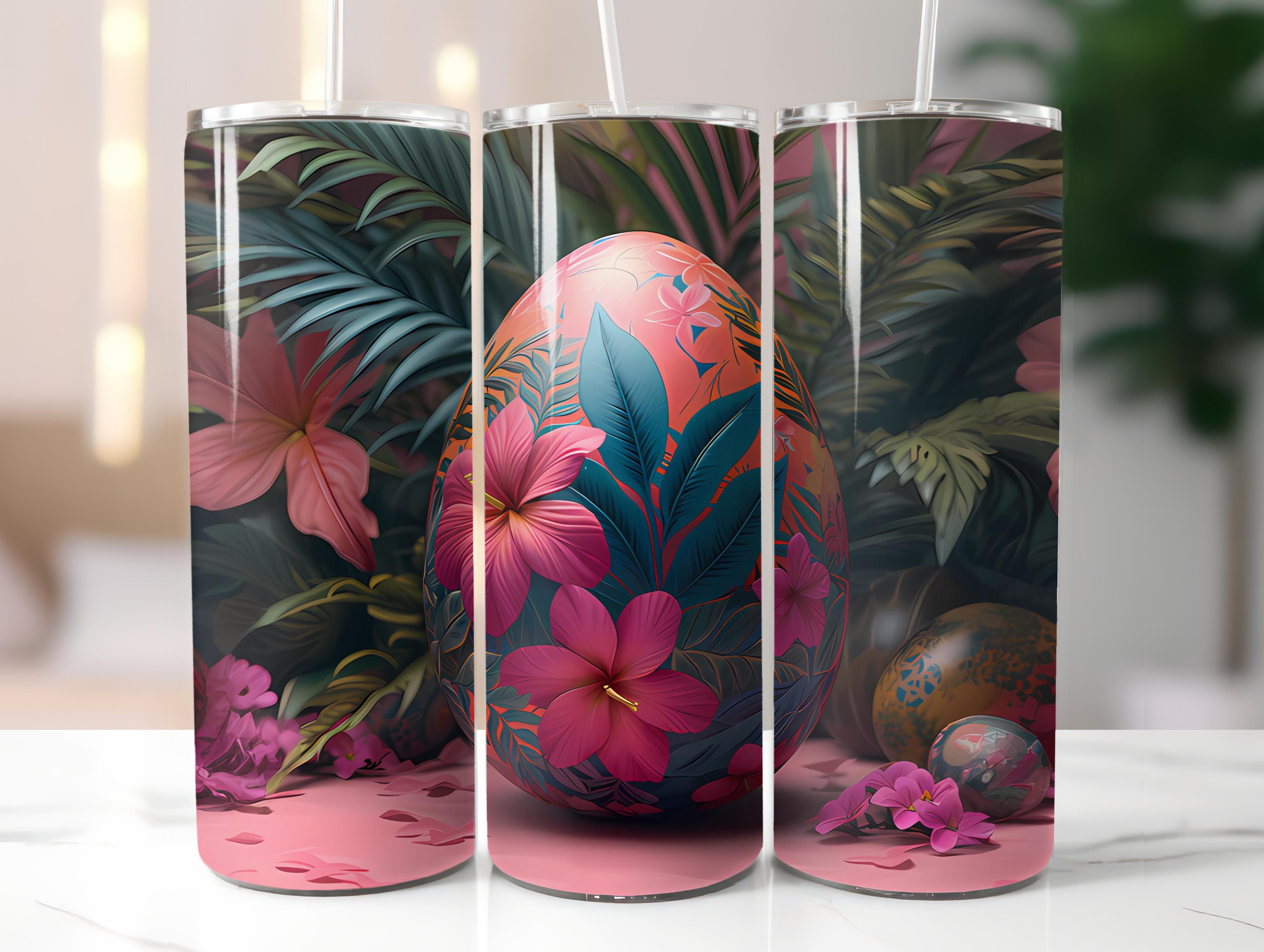 Tropical Easter 3 Tumbler Wrap - CraftNest