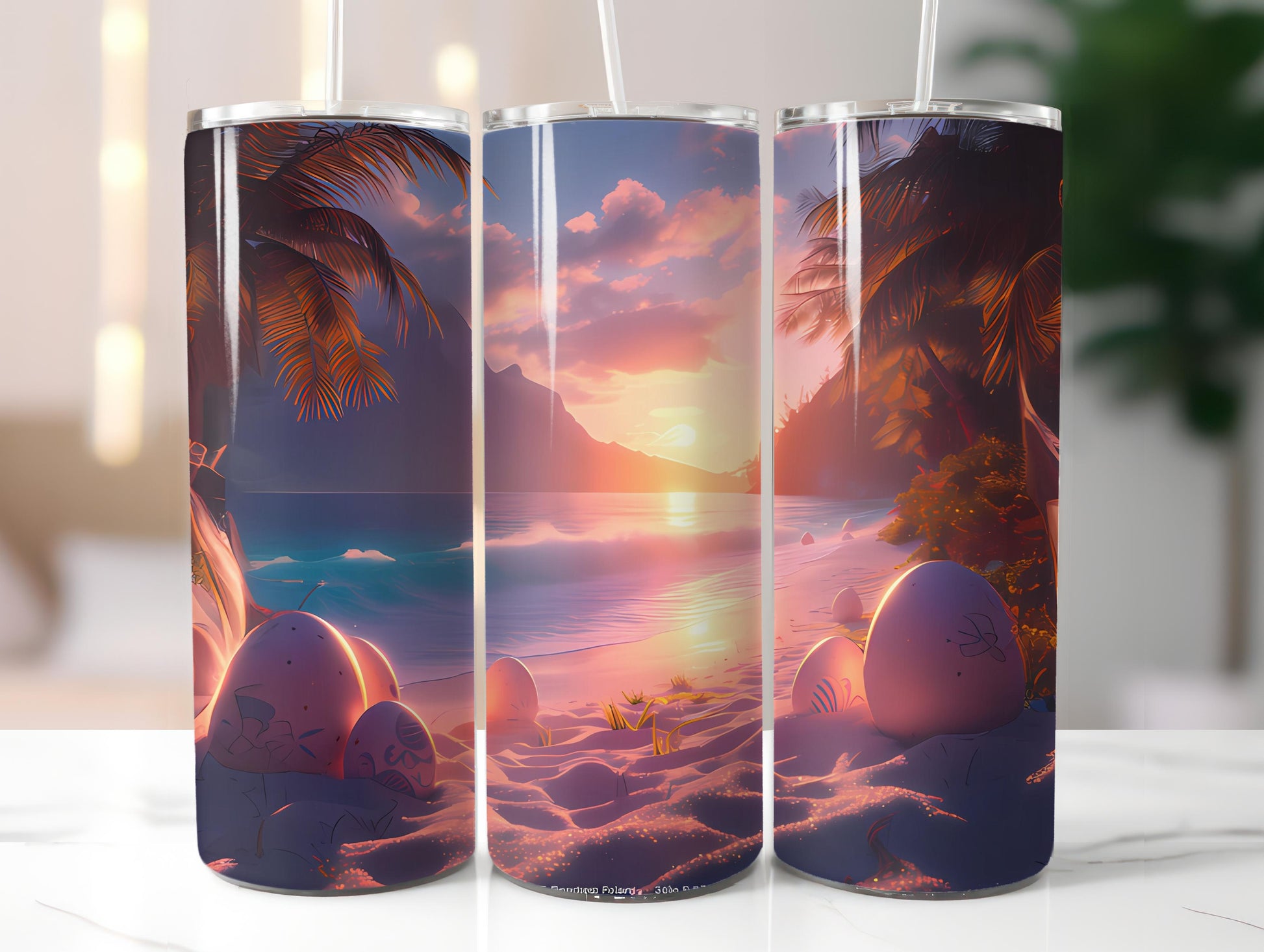 Tropical Easter 4 Tumbler Wrap - CraftNest