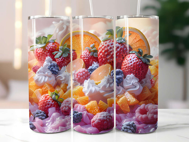 Tropical Fruit 5 Tumbler Wrap - CraftNest - Digital Crafting and Art