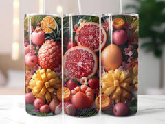 Tropical Fruit 3 Tumbler Wrap - CraftNest - Digital Crafting and Art