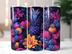 Tropical Fruit 3 Tumbler Wrap - CraftNest - Digital Crafting and Art