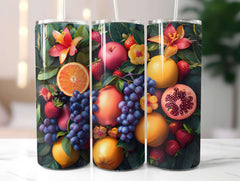 Tropical Fruit 2 Tumbler Wrap - CraftNest - Digital Crafting and Art