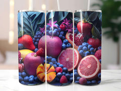 Tropical Fruit 5 Tumbler Wrap - CraftNest - Digital Crafting and Art