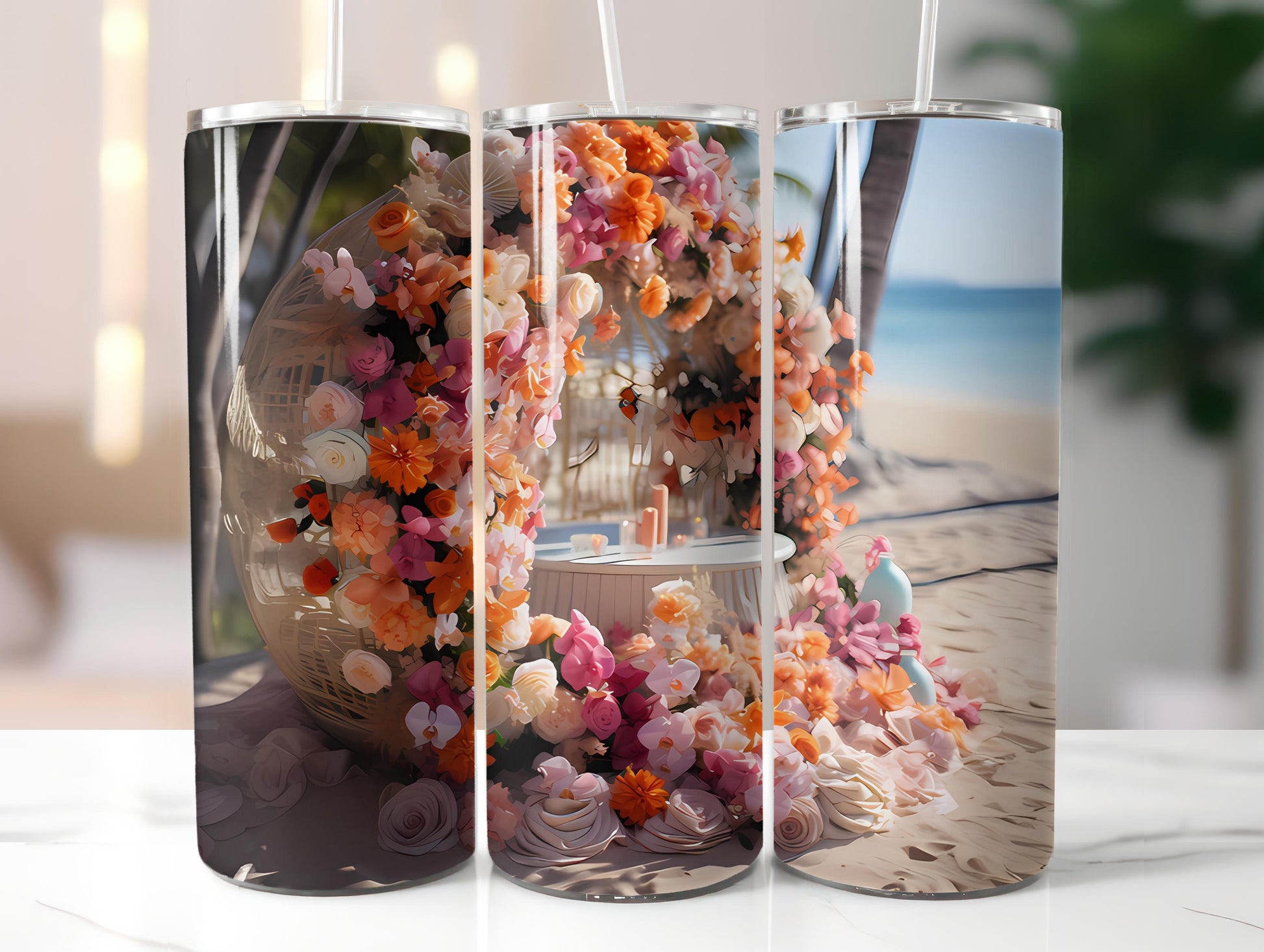 Tropical Spring 2 Tumbler Wrap - CraftNest