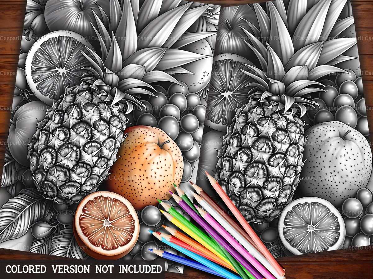 Tropical Summer Coloring Books - CraftNest - Digital Crafting and Art