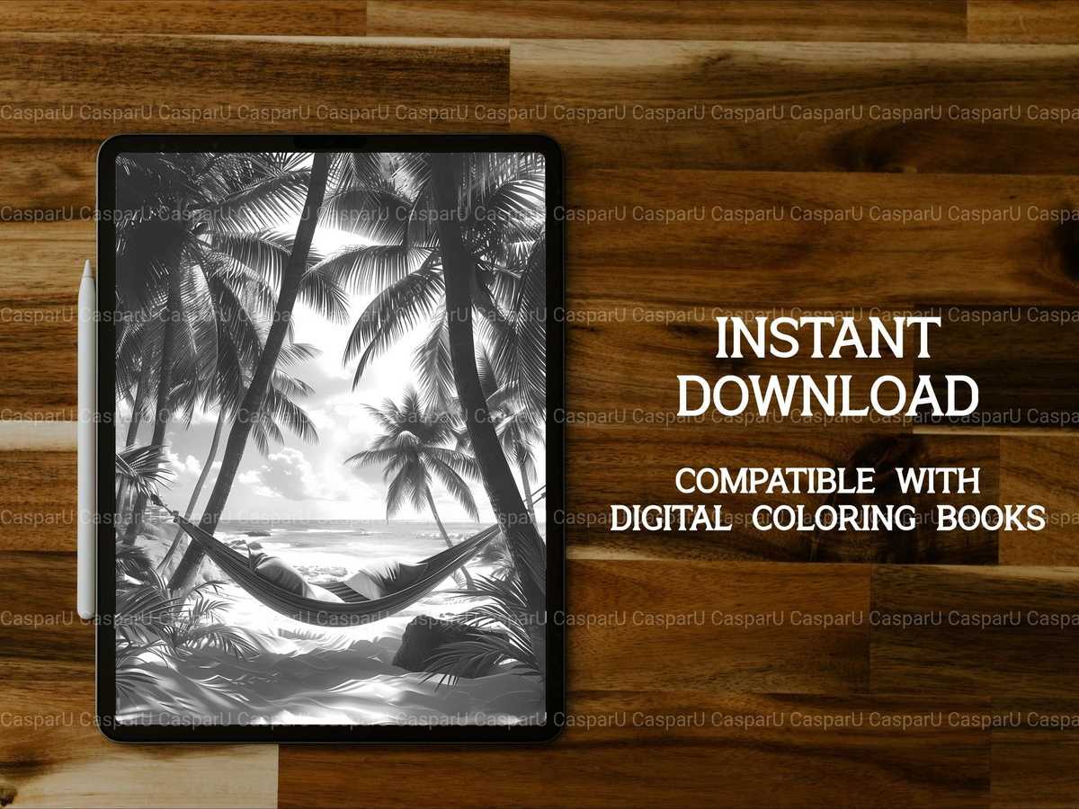 Tropical Summer Coloring Books - CraftNest - Digital Crafting and Art