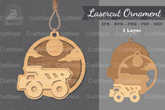 Truck Laser Cut Ornament Clipart Bundle - CraftNest - Digital Crafting and Art