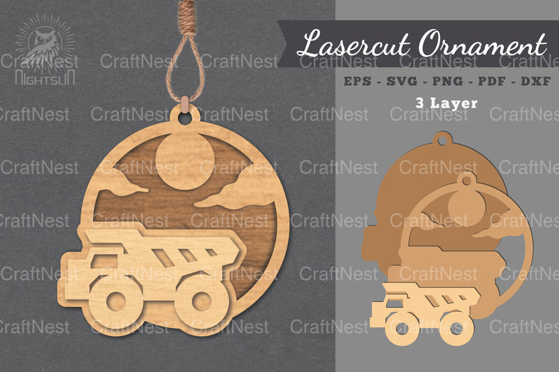 Truck Laser Cut Ornament Clipart Bundle - CraftNest - Digital Crafting and Art