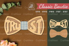 Trust Laser Cut Bowtie SVG Bundle - CraftNest - Digital Crafting and Art