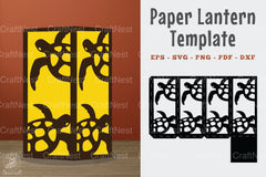 Turtle Papercut Lantern Template SVG Bundle - CraftNest - Digital Crafting and Art