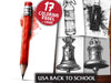 USA Back To School Coloring Books