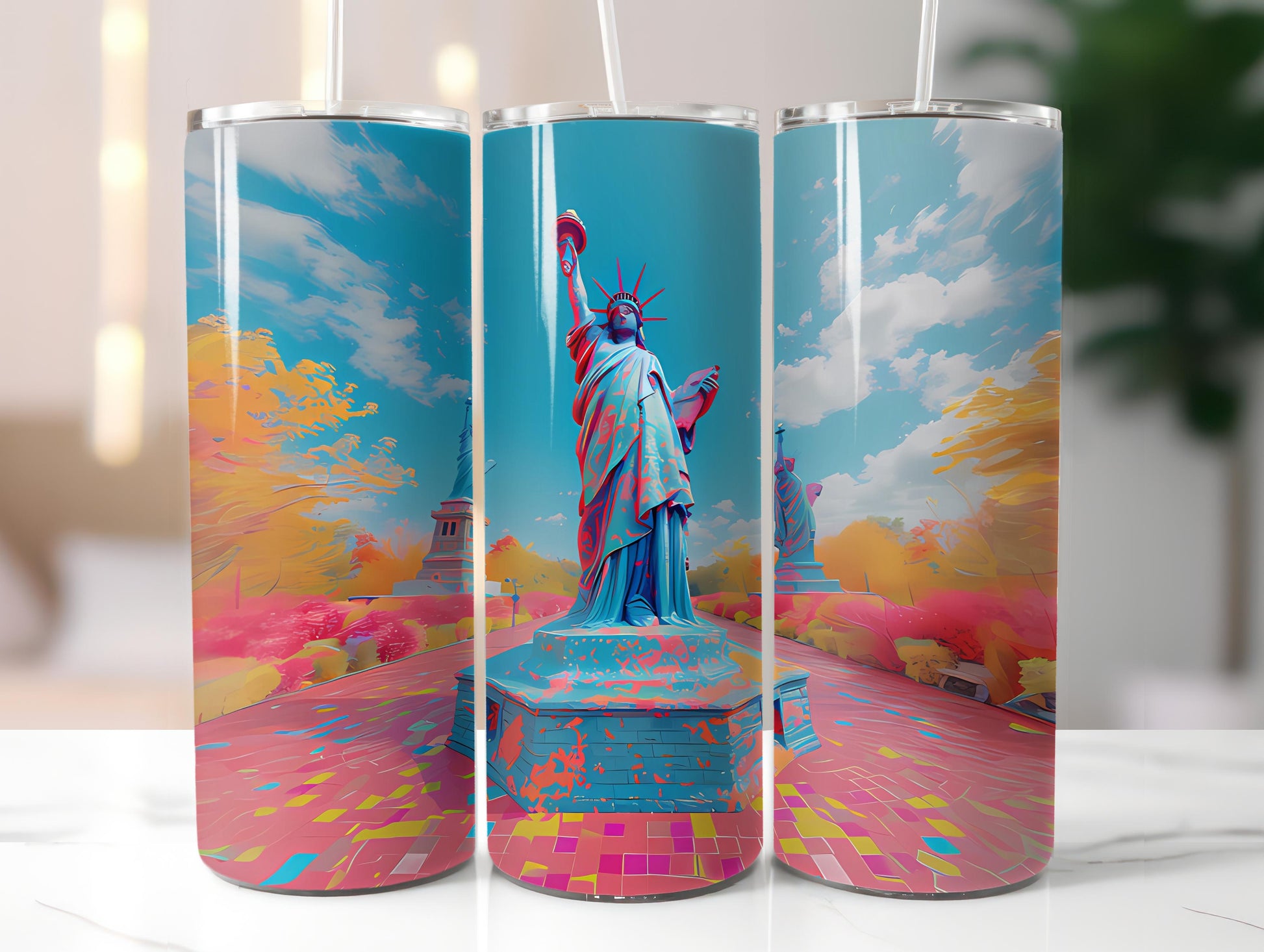 USA in Easter 3 Tumbler Wrap - CraftNest