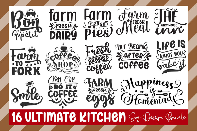 Ultimate Kitchen SVG Bundle - CraftNest - Digital Crafting and Art