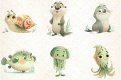 Under the Sea Clipart Bundle - CraftNest - Digital Crafting and Art