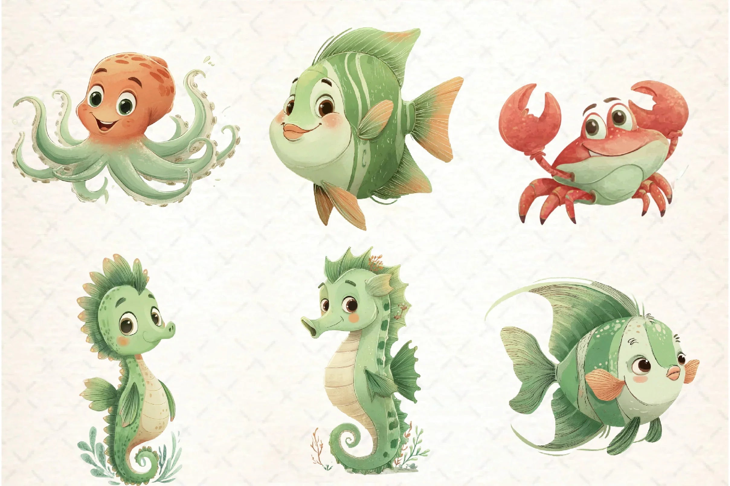 Under the Sea Clipart Bundle - CraftNest - Digital Crafting and Art