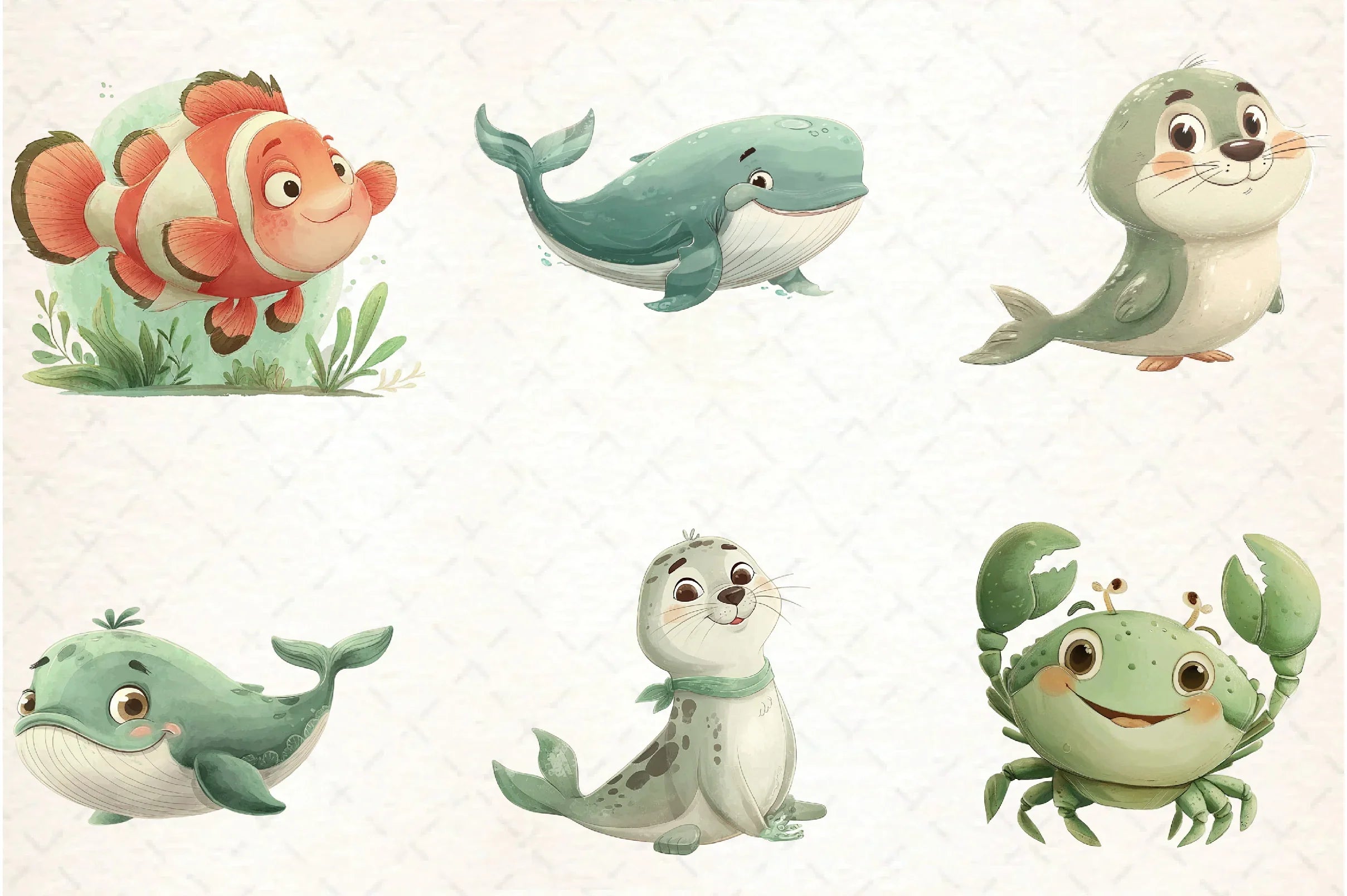 Under the Sea Clipart Bundle - CraftNest - Digital Crafting and Art