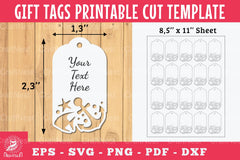 Underwater Gift Tags Printable Bundle - CraftNest - Digital Crafting and Art
