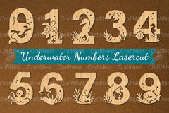 Underwater Numbers Clipart Bundle - CraftNest - Digital Crafting and Art