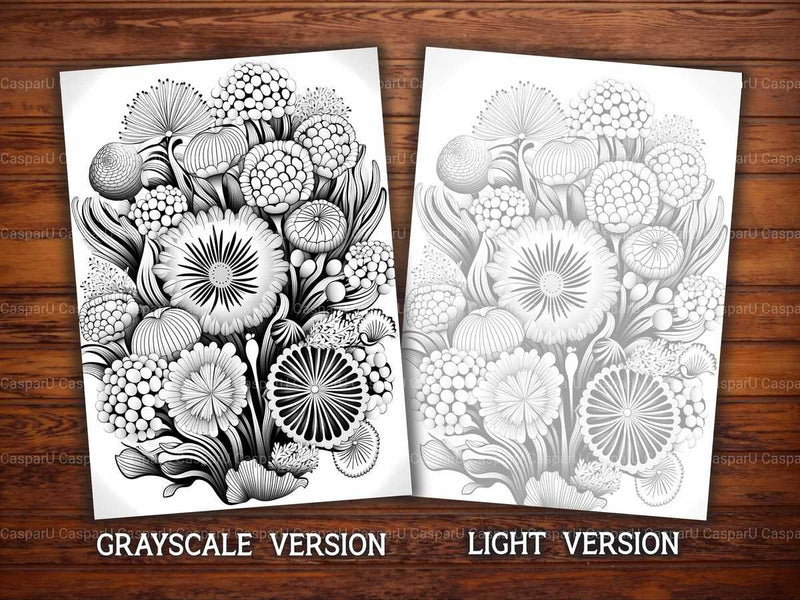 Underwater Mandala Coloring Books - CraftNest