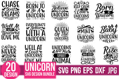 Unicorn SVG Bundle 10 - CraftNest - Digital Crafting and Art