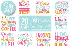 Unicorn Design SVG Bundle 1 - CraftNest - Digital Crafting and Art