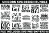Unicorn Design SVG Bundle