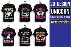 Unicorn T Shirt Bundle 3 - CraftNest - Digital Crafting and Art
