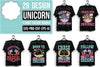 Unicorn T-Shirt Design SVG Bundle