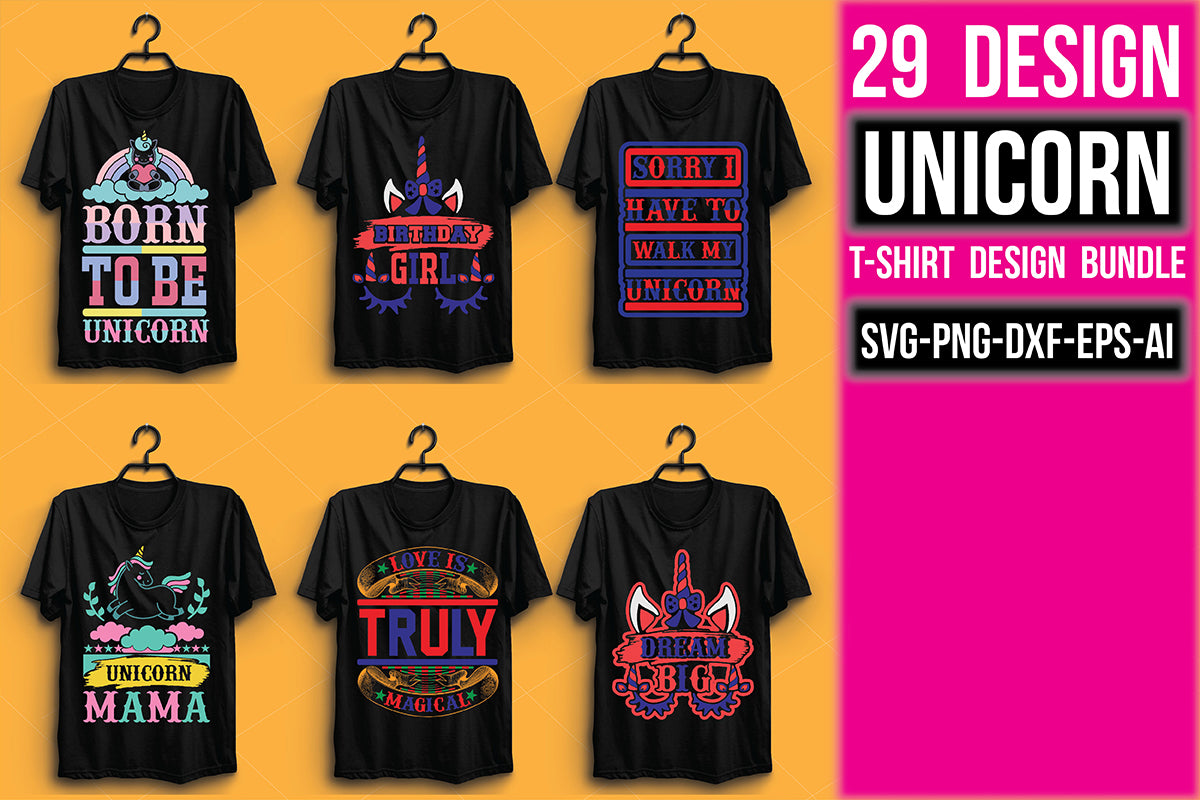 Unicorn T Shirt Bundle 7 - CraftNest - Digital Crafting and Art