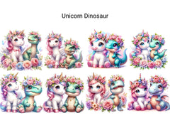 Unicorn Dinosaur - CraftNest - Digital Crafting and Art
