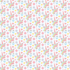 Unicorn Seamless Digital Paper - CraftNest - Digital Crafting and Art