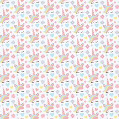 Unicorn Seamless Digital Paper - CraftNest - Digital Crafting and Art