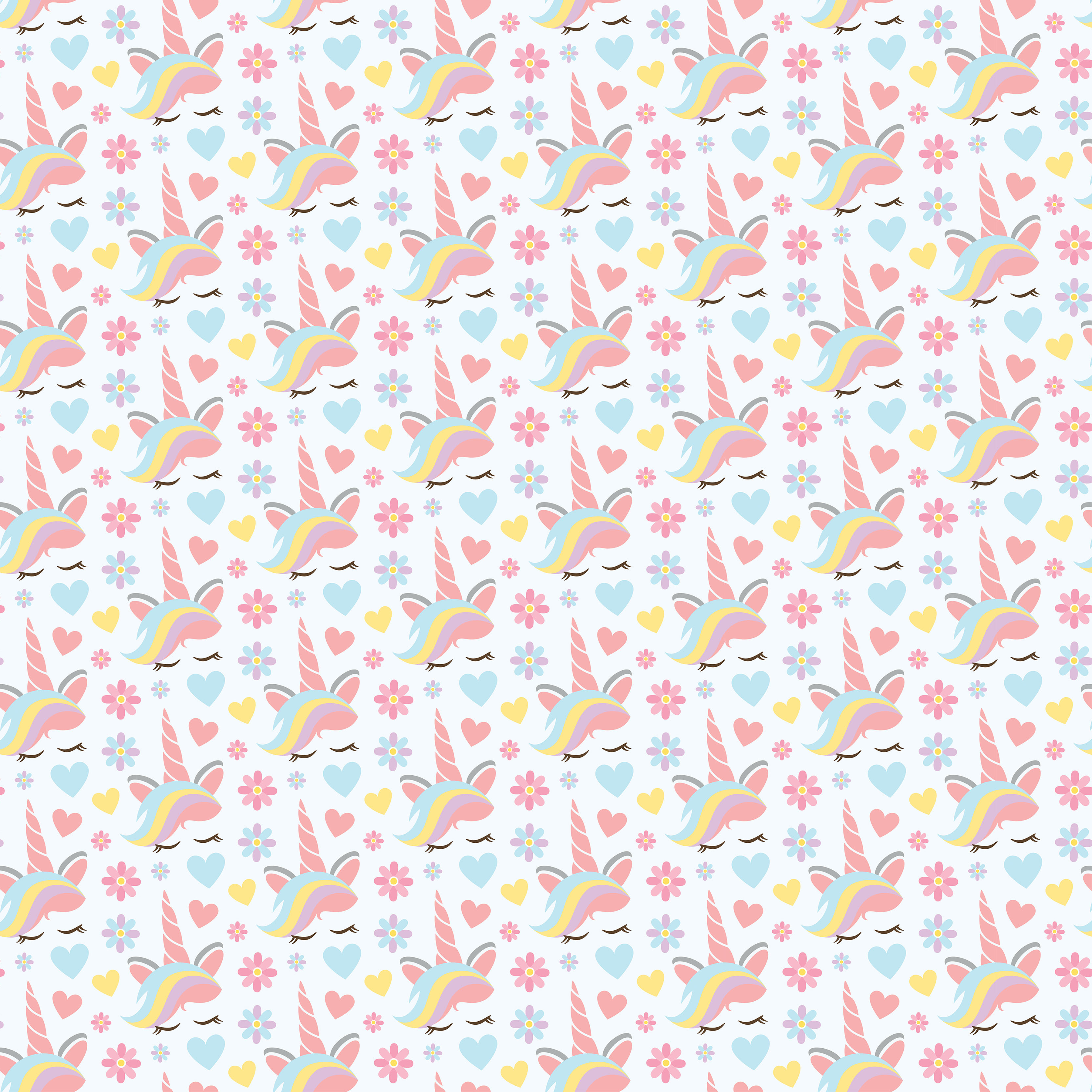 Unicorn Seamless Digital Paper - CraftNest - Digital Crafting and Art