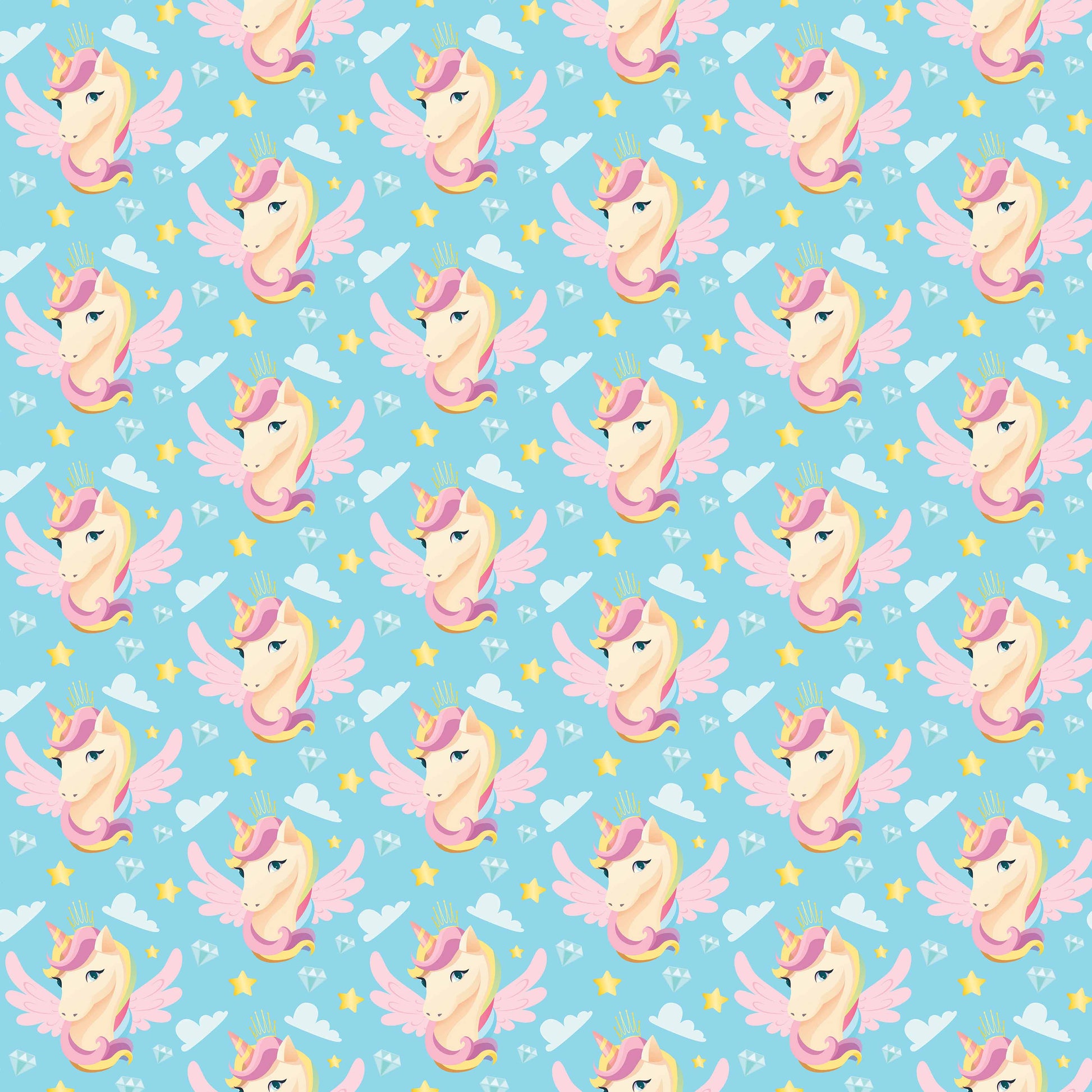 Unicorn Seamless Digital Paper - CraftNest - Digital Crafting and Art